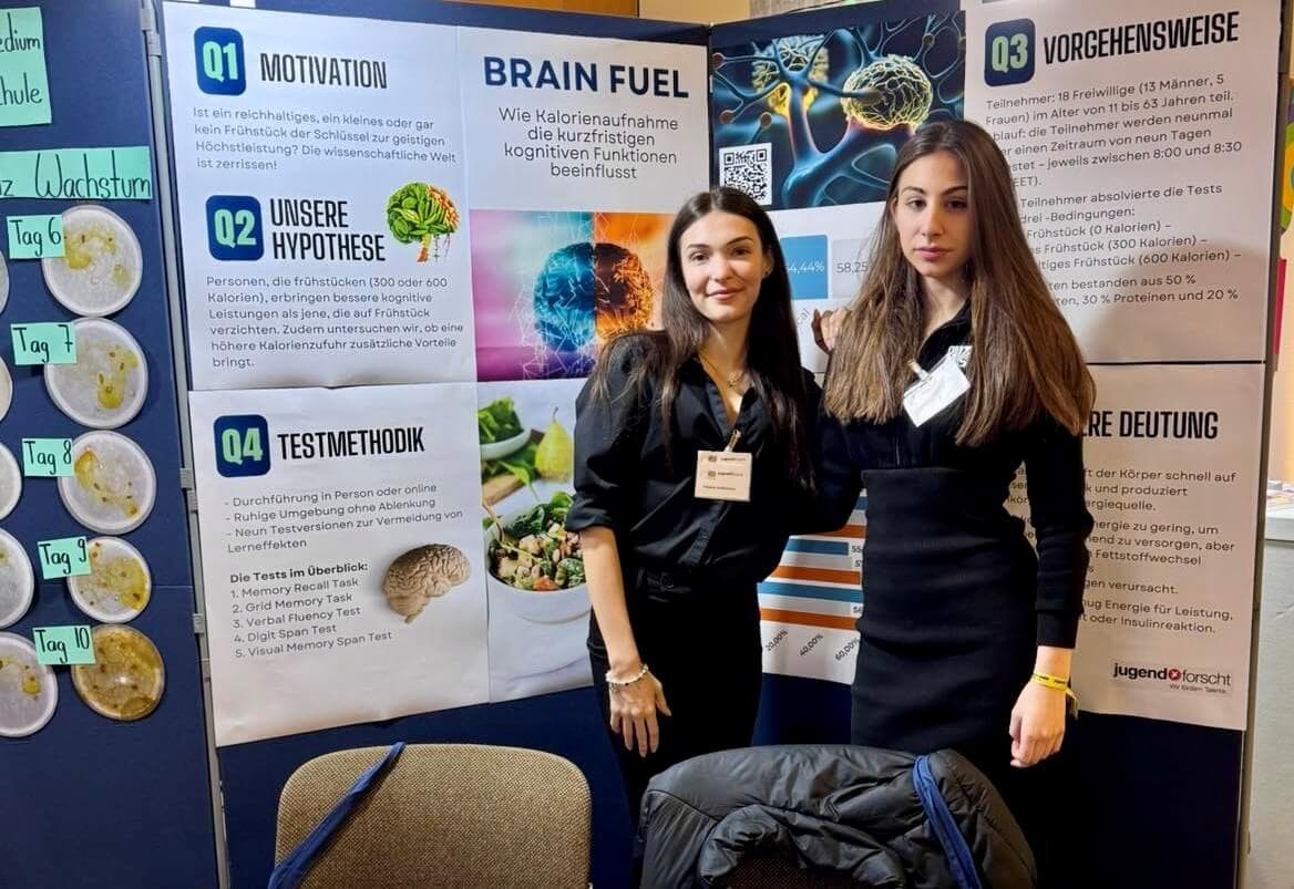 Präsentation auf dem Wettbewerb